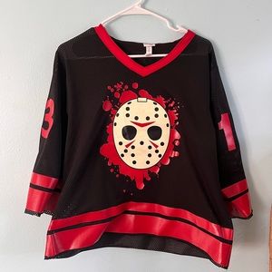 Jason Voorhees Jersey - Friday the 13th Halloween Costume Boys Large